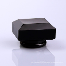 Top Chinese Manufacturer Custom Design Fancy Black Surlyn Perfume Cap For Bottle